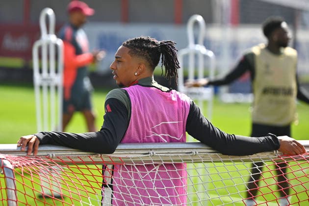 Michael OLISE Bayern Muenchen , Final training on 06 04 2026 Football Champions League,Season 2025 26, Quarterfinals Real Madrid FC Bayern Muenchen Â