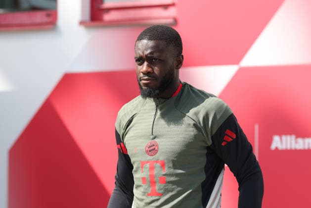 Dayot Upamecano FC Bayern Muenchen, 02 , GER, Final training, FC Bayern Muenchen, Football, UEFA Champions League, Quarter-final, First leg, 2025 2026 season, 06 04 2026, GER, Final training, FC Bayern Muenchen, Football, UEFA Champions League, Quarter-final, First leg, 2025 2026 season, 06 04 2026 Muenchen Copyright: xEibner-Pressefoto JennixMaulx EP_JML