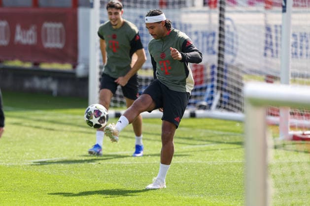 Serge Gnabry FC Bayern Muenchen, 07 , GER, Final training, FC Bayern Muenchen, Football, UEFA Champions League, Quarter-final, First leg, 2025 2026 season, 06 04 2026, GER, Final training, FC Bayern Muenchen, Football, UEFA Champions League, Quarter-final, First leg, 2025 2026 season, 06 04 2026 Muenchen Copyright: xEibner-Pressefoto JennixMaulx EP_JML