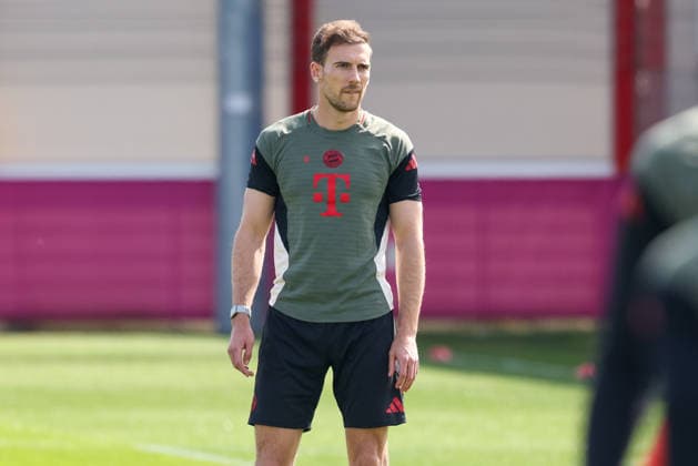 Leon Goretzka FC Bayern Muenchen, 08 GER, final training, FC Bayern Muenchen, football, UEFA Champions League, quarter-final, first leg, 2025 2026 season, 06 04 2026, GER, final training, FC Bayern Muenchen, football, UEFA Champions League, quarter-final, first leg, 2025 2026 season, 06 04 2026 Muenchen Copyright: xEibner-Pressefoto JennixMaulx EP_JML