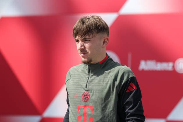 Lennart Karl FC Bayern Muenchen, 42 , GER, Final training, FC Bayern Muenchen, Football, UEFA Champions League, Quarter-final, First leg, 2025 2026 season, 06 04 2026, GER, Final training, FC Bayern Muenchen, Football, UEFA Champions League, Quarter-final, First leg, 2025 2026 season, 06 04 2026 Muenchen Copyright: xEibner-Pressefoto JennixMaulx EP_JML