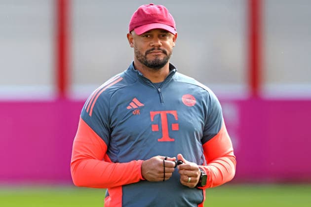 Coach Vincent Kompany, Portrait, Portrait, Football final training before UEFA Champions League match Real Madrid CF FC Bayern Munich 06 04 2026 Training ground, Säbenerstr PHOTO Mladen Lackovic LakoPress