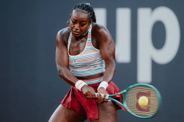 TENNIS - WTA, Tennis Damen Upper Austria Ladies Linz LINZ,AUSTRIA,06.APR.26 - TENNIS - WTA Tour, Upper Austria Ladies Linz. Image shows Alycia Parks (USA).  GEPAxpictures xAlexanderxSolc
