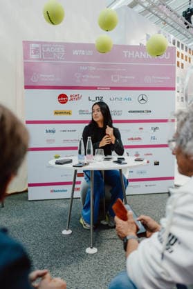 TENNIS - WTA, Tennis Damen Upper Austria Ladies Linz LINZ,AUSTRIA,06.APR.26 - TENNIS - WTA Tour, Upper Austria Ladies Linz. Image shows Alexandra Eala (PHL).  GEPAxpictures xAlexanderxSolc