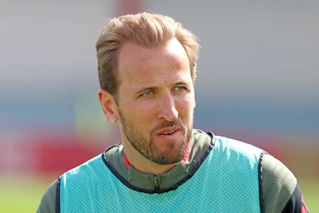 9 Harry Kane, Portraet, Portrait, Football Final training before UEFA Champions League match Real Madrid CF FC Bayern Munich 06 04 2026 Training ground, Säbenerstr PHOTO Mladen Lackovic LakoPress