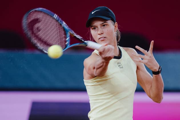 TENNIS - WTA, Tennis Damen Upper Austria Ladies Linz LINZ,AUSTRIA,06.APR.26 - TENNIS - WTA Tour, Upper Austria Ladies Linz. Image shows Lilli Tagger (AUT).  GEPAxpictures xAlexanderxSolc