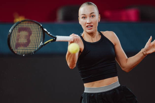 TENNIS - WTA, Tennis Damen Upper Austria Ladies Linz LINZ,AUSTRIA,06.APR.26 - TENNIS - WTA Tour, Upper Austria Ladies Linz. Image shows Anastasia Potapova (AUT).  GEPAxpictures xAlexanderxSolc