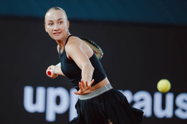 TENNIS - WTA, Tennis Damen Upper Austria Ladies Linz LINZ,AUSTRIA,06.APR.26 - TENNIS - WTA Tour, Upper Austria Ladies Linz. Image shows Anastasia Potapova (AUT).  GEPAxpictures xAlexanderxSolc