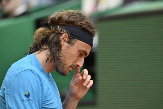 Tennis - Monte Carlo Rolex Masters 2026 - ATP, Tennis Herren - 06 04 2026 - Tennis - Monte Carlo Rolex Masters 2026 - ATP - 06 04 2026 - Stefanos Tsitsipas - Grece Monaco  Copyright: xChrysleneCaillaud xPsnewzx