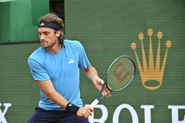 Tennis - Monte Carlo Rolex Masters 2026 - ATP, Tennis Herren - 06 04 2026 - Tennis - Monte Carlo Rolex Masters 2026 - ATP - 06 04 2026 - Stefanos Tsitsipas - Grece Monaco  Copyright: xChrysleneCaillaud xPsnewzx