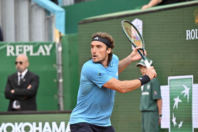Tennis - Monte Carlo Rolex Masters 2026 - ATP, Tennis Herren - 06 04 2026 - Tennis - Monte Carlo Rolex Masters 2026 - ATP - 06 04 2026 - Stefanos Tsitsipas - Grece Monaco  Copyright: xChrysleneCaillaud xPsnewzx