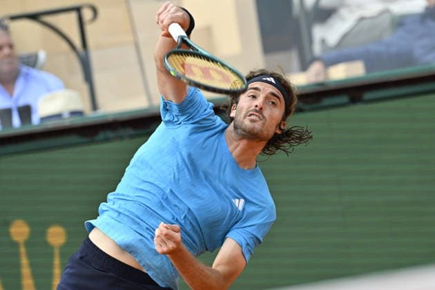 Tennis - Monte Carlo Rolex Masters 2026 - ATP, Tennis Herren - 06 04 2026 - Tennis - Monte Carlo Rolex Masters 2026 - ATP - 06 04 2026 - Stefanos Tsitsipas - Grece Monaco  Copyright: xChrysleneCaillaud xPsnewzx