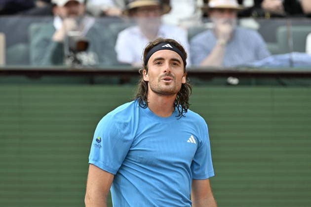 Tennis - Monte Carlo Rolex Masters 2026 - ATP, Tennis Herren - 06 04 2026 - Tennis - Monte Carlo Rolex Masters 2026 - ATP - 06 04 2026 - Stefanos Tsitsipas - Grece Monaco  Copyright: xChrysleneCaillaud xPsnewzx
