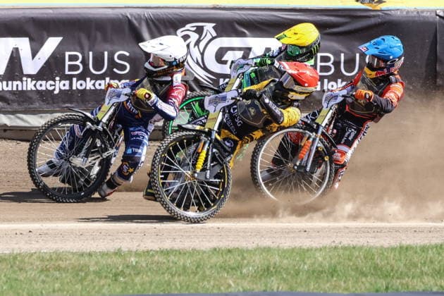 Opole 06.04.2026. Zuzel Zloty Kask Final Memorial Jerzego Szczakiela 2026 --- Speedway polish golden helmet final nz Szymon Wozniak, Dominik Kubera, Mateusz Cierniak, Patryk Dudek Fot. Konrad Swierad Arena Akcji NEWSPIX.PL --- newspix.pl 