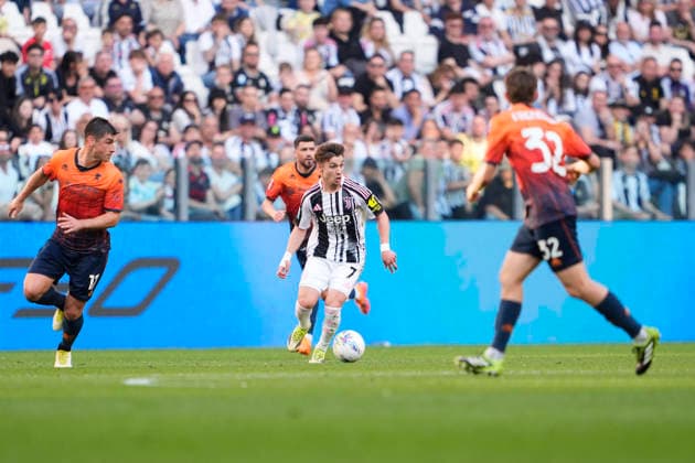 JuventusÕ Francisco Conceicao during the Serie A soccer match between Juventus Fc and Genoa the Juventus Stadium in Turin, north west Italy - April 6, 2026. - Soccer  Copyright: xFabioxFerrari LaPressex