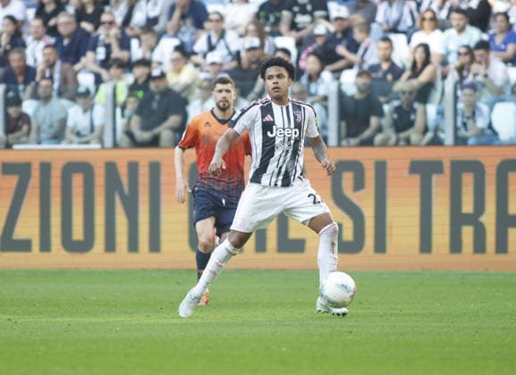 Weston McKennie of Juventus FC during the Italian Serie A, football match between Juventus FC and Genoa CFC on 06 April 2026 at Allianz Stadium, Turin, Italy. Photo Nderim Kaceli  Copyright: xNderimxKaceli IPAxSportx xipa-agency.netx xx IPA_73791544 IPA_Agency_IPA73791544