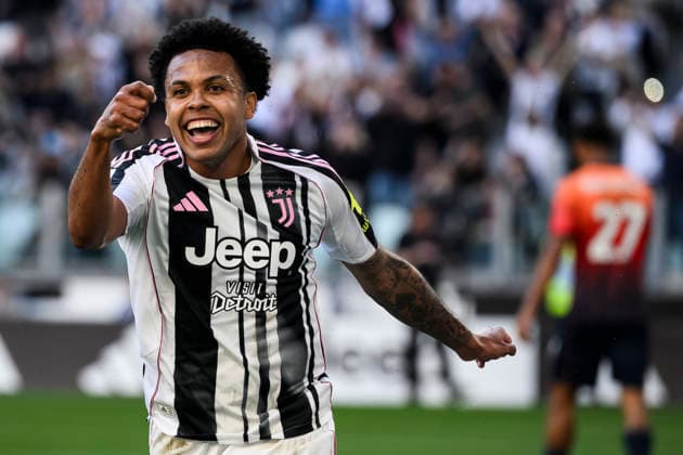 Juventus FC v Genoa CFC - Serie A Weston McKennie of Juventus FC celebrates afte scoring a goal during the Serie A football match between Juventus FC and Genoa CFC. Turin Italy Copyright: xNicolòxCampox