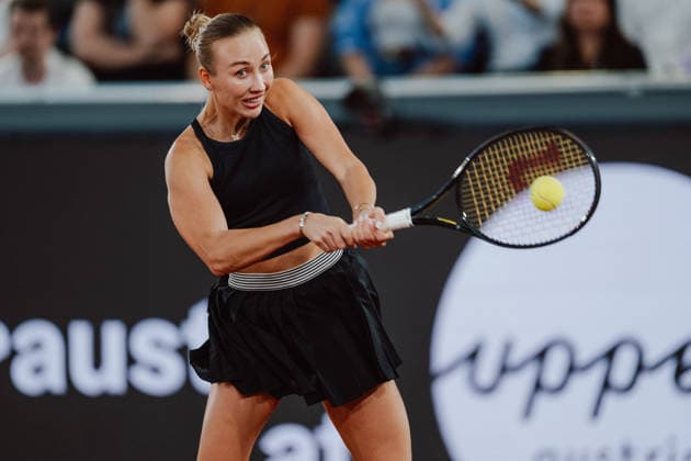 TENNIS - WTA, Tennis Damen Upper Austria Ladies Linz LINZ,AUSTRIA,06.APR.26 - TENNIS - WTA Tour, Upper Austria Ladies Linz. Image shows Anastasia Potapova (AUT).  GEPAxpictures xAlexanderxSolc