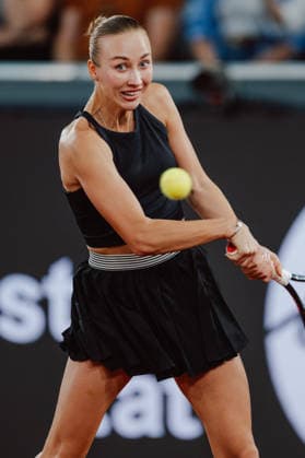 TENNIS - WTA, Tennis Damen Upper Austria Ladies Linz LINZ,AUSTRIA,06.APR.26 - TENNIS - WTA Tour, Upper Austria Ladies Linz. Image shows Anastasia Potapova (AUT).  GEPAxpictures xAlexanderxSolc