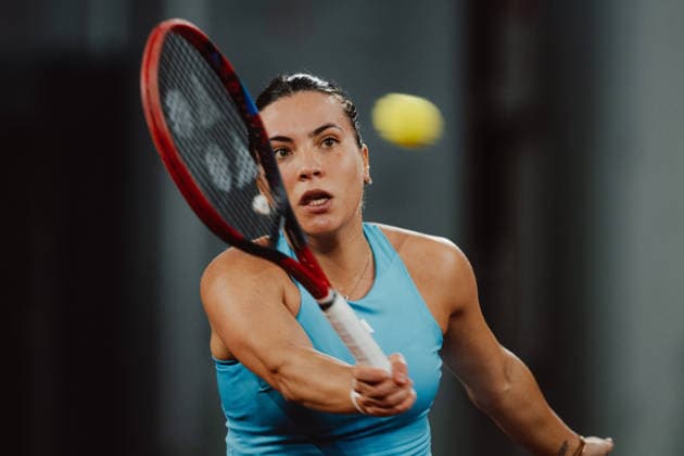 TENNIS - WTA, Tennis Damen Upper Austria Ladies Linz LINZ,AUSTRIA,06.APR.26 - TENNIS - WTA Tour, Upper Austria Ladies Linz. Image shows Elena-Gabriela Ruse (ROU).  GEPAxpictures xAlexanderxSolc