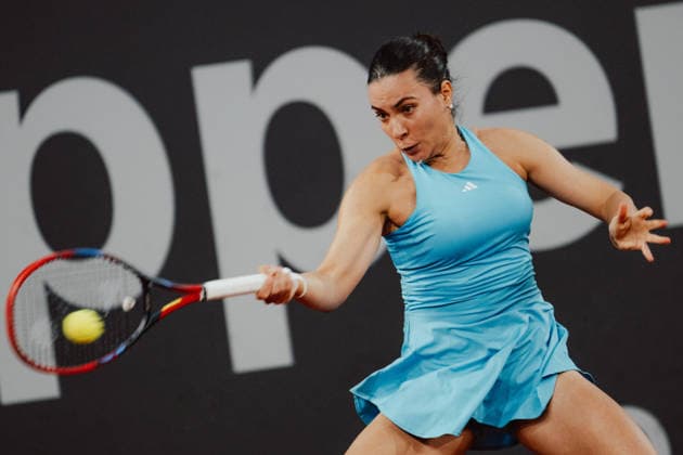TENNIS - WTA, Tennis Damen Upper Austria Ladies Linz LINZ,AUSTRIA,06.APR.26 - TENNIS - WTA Tour, Upper Austria Ladies Linz. Image shows Elena-Gabriela Ruse (ROU).  GEPAxpictures xAlexanderxSolc