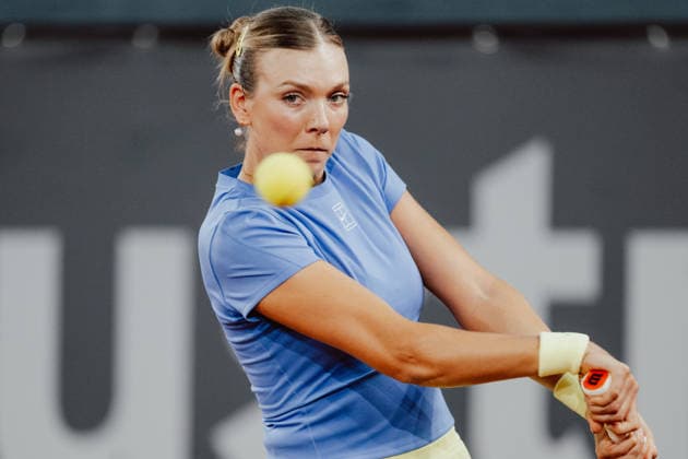 TENNIS - WTA, Tennis Damen Upper Austria Ladies Linz LINZ,AUSTRIA,06.APR.26 - TENNIS - WTA Tour, Upper Austria Ladies Linz. Image shows Katie Boulter (GBR).  GEPAxpictures xAlexanderxSolc