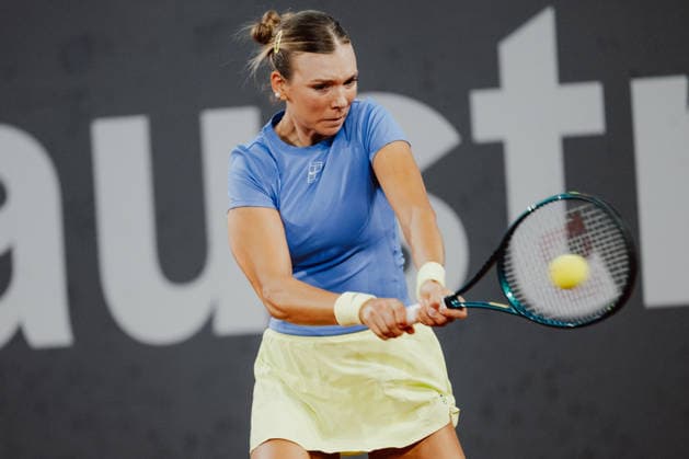 TENNIS - WTA, Tennis Damen Upper Austria Ladies Linz LINZ,AUSTRIA,06.APR.26 - TENNIS - WTA Tour, Upper Austria Ladies Linz. Image shows Katie Boulter (GBR).  GEPAxpictures xAlexanderxSolc