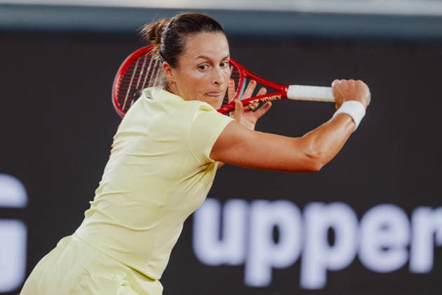 TENNIS - WTA, Tennis Damen Upper Austria Ladies Linz LINZ,AUSTRIA,06.APR.26 - TENNIS - WTA Tour, Upper Austria Ladies Linz. Image shows Tatjana Maria (GER).  GEPAxpictures xAlexanderxSolc