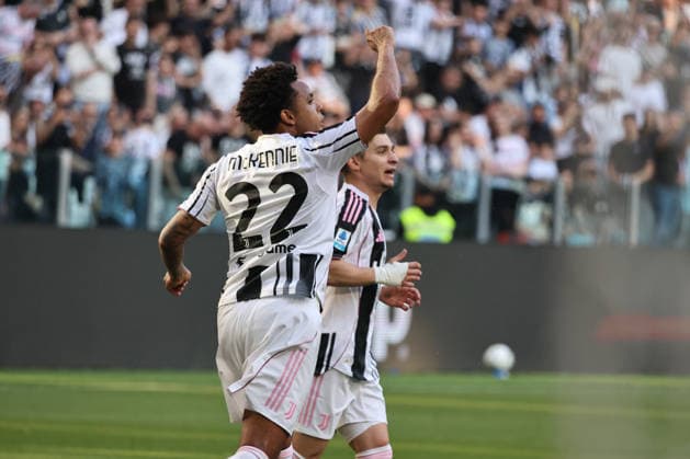 Weston McKennie (Juventus FC) celebrates during Juventus FC vs Genoa CFC, Italian soccer Serie A match in Turin, Italy, April 06 2026  Copyright: xClaudioxBenedetto IPAxSportx xipa-agency.netx xx IPA_73792572 IPA_Agency_IPA73792572