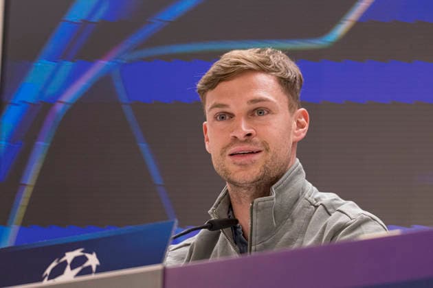 Bayern Munich Press Conference prior UEFA Champions League 2025 26 Quarter Final First Leg MADRID, SPAIN APRIL 6 Joshua Kimmich, of Bayern Munich, is seen Santiago Bernabeu stadium ahead of the UEFA Champions League 2025 26 Quarter Final First Leg against Real Madrid CF at estadio Santiago BernabÃ u on April 6, 2026 in Madrid, Spain Valdebebas Ciudad Real Madrid Madrid Spain Madrid Madrid Madrid Spain Copyright: xAlejandroxMatiasx