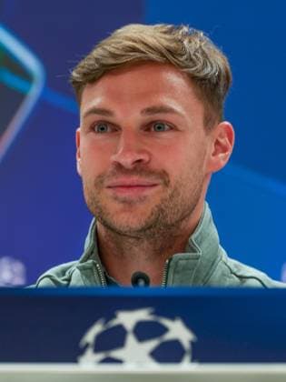 Joshua Kimmich 6 FC Bayern Muenchen , Press conference, FC Bayern Muenchen, Football, Men, UEFA Champions League, Season 2025 2026, Press conference before the quarter-final first leg Quarter Finals 1st Leg against Real Madrid, 06 04 2026 Madrid Madrid Spain Copyright: xkolbert-press MartinxAgüerax