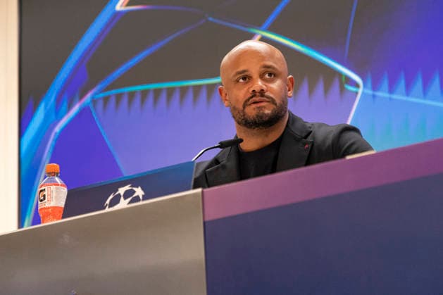 Bayern Munich Press Conference prior UEFA Champions League 2025 26 Quarter Final First Leg MADRID, SPAIN APRIL 6 Vicent Kompany, head coach of Bayern Munich, is seen during the press conference ahead of the UEFA Champions League 2025 26 Quarter Final First Leg against Real Madrid CF at Santiago Bernabeu stadium on April 6, 2026 in Madrid, Spain Valdebebas Ciudad Real Madrid Madrid Spain Madrid Madrid Spain Copyright: xALEJANDROxMATIASx