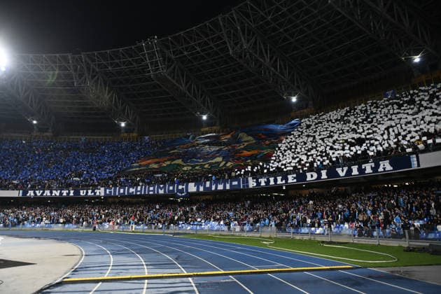 As Napoli 06 04 2026 - campionato di calcio serie A Napoli-Milan foto Antonello Sammarco Image nella foto: tifosi Napoli 