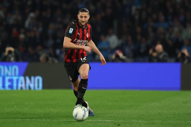 AC Milan s Adrien Rabiot during the Serie A soccer match between Napoli and Milan at the Diego Armando Maradona Stadium in Naples, southern italy - Monday , April 06 , 2026. - Soccer .  Copyright: xAlessandroxGarofalo LaPressex