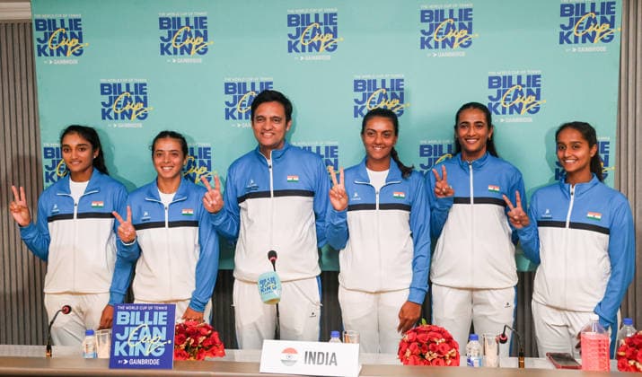 Tennis, Billie Jean King Cup, Team India, media event