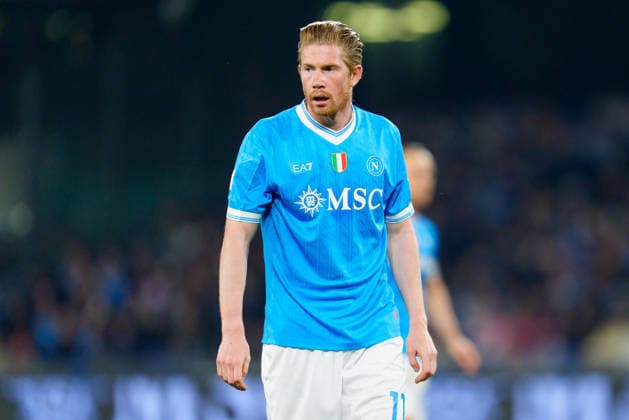 SSC Napoli v AC Milan - Serie A Enilive Kevin De Bruyne of SSC Napoli looks on during the serie Serie A Enilive match between SSC Napoli and AC Milan at Stadio Diego Armando Maradona on April 6, 2026 in Naples, Italy Naples Stadio Diego Armando Maradona Naples Italy Copyright: xGiuseppexMaffiax 260406_SerieA_Napoli-Milan_09006