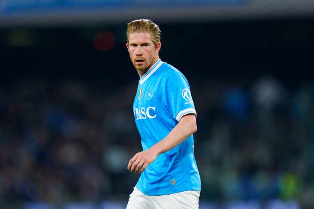 SSC Napoli v AC Milan - Serie A Enilive Kevin De Bruyne of SSC Napoli looks on during the serie Serie A Enilive match between SSC Napoli and AC Milan at Stadio Diego Armando Maradona on April 6, 2026 in Naples, Italy Naples Stadio Diego Armando Maradona Naples Italy Copyright: xGiuseppexMaffiax 260406_SerieA_Napoli-Milan_09055