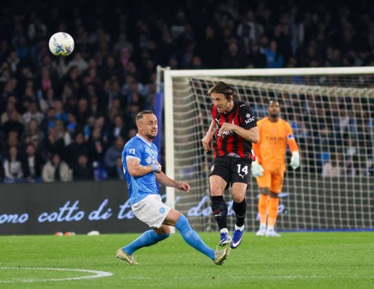 Serie A football match - 2025 26 Napoli vs. Milan Luka Modric of AC Milan During the 2025 26 Italian Serie A football match between SSC Napoli and AC Milan on April 6, 2026, at the Diego Armando Maradona Stadium in Naples. Pictured: NAPOLI stadio Diego Armando Maradona CAMPANIA ITALIA Copyright: xFABIOxSASSOxFabioxSassox Napoli Milan2026_04_06Fabio Sasso8709
