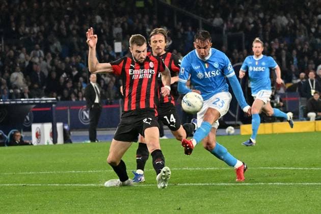 Foto IPP Felice De Martino Napoli 06 04 2026 Calcio Campionato serie A 2025-2026 Napoli - Milan Nella foto: Giovane Italy Photo Press World Copyright Napoli italy Italia ITALY  Copyright: xR4924_italyphotopressx