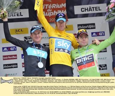 Cycling, Bradley Wiggins wins the Dauphine Libere