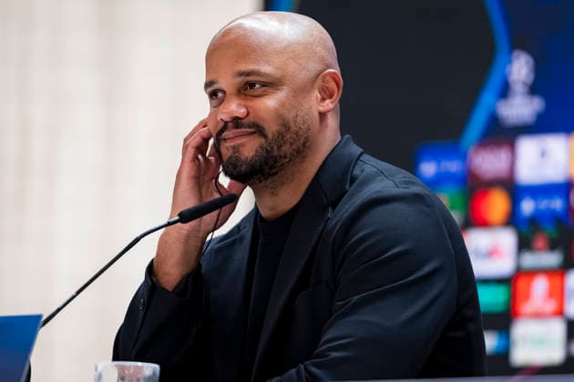 FC Bayern München Training Session And press conference, PK, Pressekonferenz - UEFA Champions League 2025 26 Quarter-Final First Leg MADRID, SPAIN - APRIL 6: Vincent Kompany, Head Coach of FC Bayern München, speaks during the Training Session and Press Conference ahead of the UEFA Champions League 2025 26 Quarter-Final First Leg match against Real Madrid at Estadio Santiago Bernabeu on April 6, 2026 in Madrid, Spain. Madrid Estadio Santiago Bernabeu Madrid Spain Copyright: xAlbertoxGardinx AGardin_20260606_Foot_Champ_Bayern_PC_0615