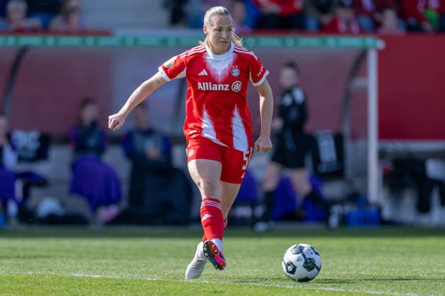 Magdalena Eriksson FC Bayern Muenchen Frauen, 05 GER, FC Bayern Muenchen Frauen vs SGS Essen, Football, DFB Pokal, Semifinal, Season 2025 2026, 06 04 2026 DFL DFB REGULATIONS PROHIBIT ANY USE OF PHOTOGRAPHS as IMAGE SEQUENCES and or QUASI VIDEO GER, FC Bayern Muenchen Frauen vs SGS Essen, Football, DFB Pokal, Semifinal, Season 2025 2026, 06 04 2026 Muenchen Copyright: xEibner-Pressefoto HeikexFeinerx EP_HFR