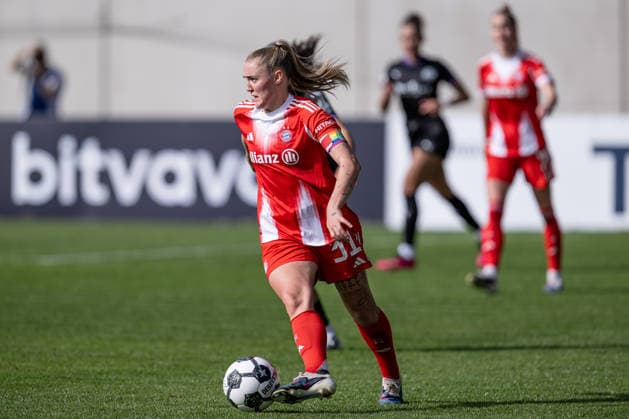 Georgia Stanway FC Bayern Muenchen Frauen, 31 GER, FC Bayern Muenchen Frauen vs SGS Essen, Football, DFB Pokal, Semifinal, Season 2025 2026, 06 04 2026 DFL DFB REGULATIONS PROHIBIT ANY USE OF PHOTOGRAPHS as IMAGE SEQUENCES and or QUASI VIDEO GER, FC Bayern Muenchen Frauen vs SGS Essen, Football, DFB Pokal, Semifinal, Season 2025 2026, 06 04 2026 Muenchen Copyright: xEibner-Pressefoto HeikexFeinerx EP_HFR
