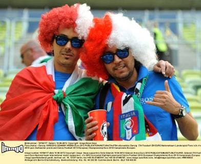 Football, EURO 2012, Spain - Italy, Fans and Impressions