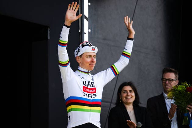 Radsport, Ronde van Vlaanderen, Herren, 05.04.2026 Tadej Pogacar (SLO, UAE Team Emirates - XRG) Antwerpen Flandern Belgien *** Cycling, Ronde van Vlaanderen, Men, 05 04 2026 Tadej Pogacar SLO, UAE Team Emirates XRG Antwerp Flanders Belgium Copyright: xMarcelxHilgerx