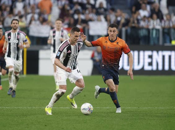 Arkadius Milik of Juventus FC during the Italian Serie A, football match between Juventus FC and Genoa CFC on 06 April 2026 at Allianz Stadium, Turin, Italy. Photo Nderim Kaceli  Copyright: xNderimxKaceli IPAxSportx xipa-agency.netx xx IPA_73794204 IPA_Agency_IPA73794204