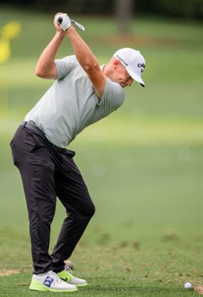 260406 Alex NorÃ n of Sweden during practice at the range prior to the 2026 Masters Golf Tournament on April 6, 2026 in Augusta Photo Petter Arvidson BILDBYRAN kod PA PA1190 golf masters bbeng the masters augusta sverige  Copyright: PETTERxARVIDSON BB260406PA059