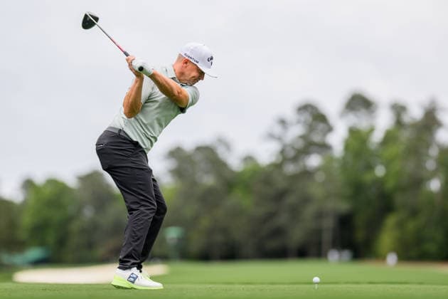 260406 Alex NorÃ n of Sweden during a practice round prior to the 2026 Masters Golf Tournament on April 6, 2026 in Augusta Photo Petter Arvidson BILDBYRAN kod PA PA1190 golf masters bbeng the masters augusta sverige  Copyright: PETTERxARVIDSON BB260406PA081
