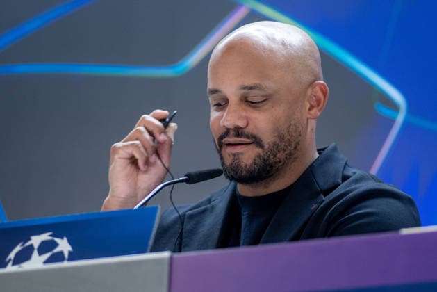 April 6, 2026, Madrid, Spain: Vincent Kompany, FC Bayern Munich coach attends a press conference, PK, Pressekonferenz ahead of the match between Real Madrid and FC Bayern Munich on Tuesday, April 7, 2026, at the Santiago Bernabeu Stadium, the first leg of the UEFA Champions League quarter-finals. FC Bayern UCL Press Conference In Madrid - 06 Apr 2026  - ZUMAs197 20260406_aaa_s197_093 Copyright: xDavidxCanalesx