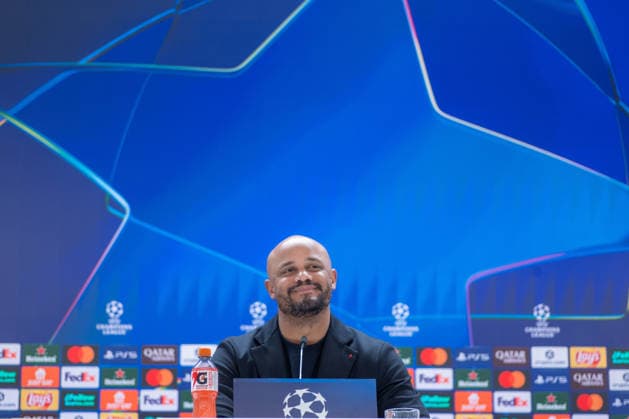April 6, 2026, Madrid, Spain: Vincent Kompany, FC Bayern Munich coach attends a press conference, PK, Pressekonferenz ahead of the match between Real Madrid and FC Bayern Munich on Tuesday, April 7, 2026, at the Santiago Bernabeu Stadium, the first leg of the UEFA Champions League quarter-finals. FC Bayern UCL Press Conference In Madrid - 06 Apr 2026  - ZUMAs197 20260406_aaa_s197_099 Copyright: xDavidxCanalesx